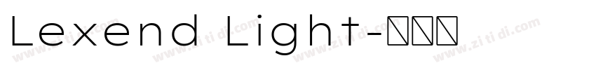 Lexend Light字体转换